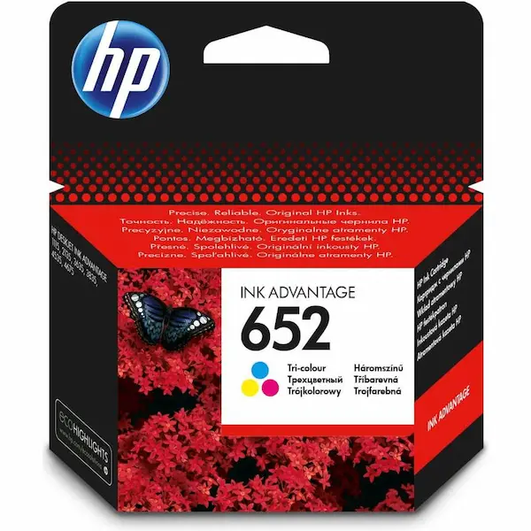 Оригинальный HP 652 Чернила - Цвет
