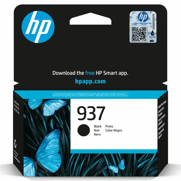 Оригинальный HP 937 Чернила - Чёрный