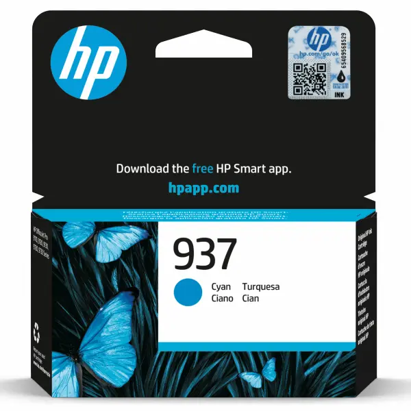 Оригинальный HP 937 Чернила - Голубой