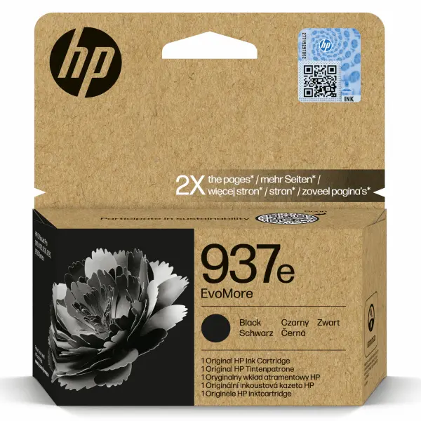 Оригинальный HP 937e Чернила - Чёрный